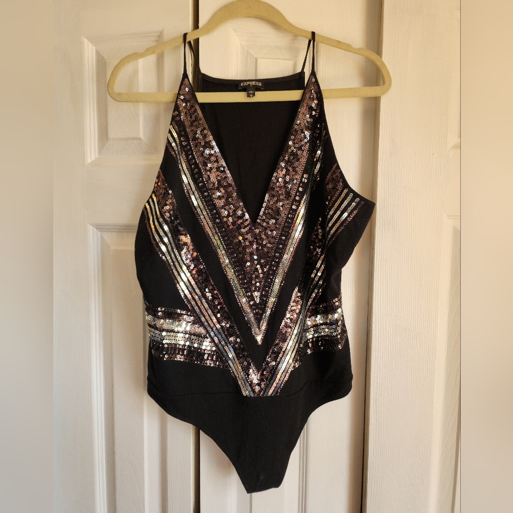 Express sequin bodysuit